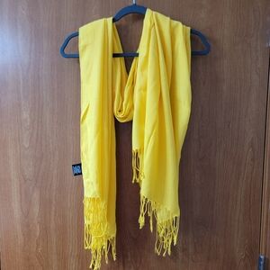 Pashmina Brand Yellow Scarf